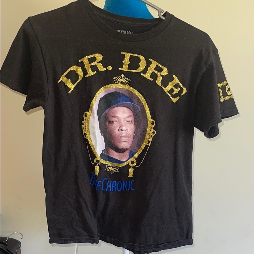 Dr. Dre Black Graphic Tee - Short Sleeve